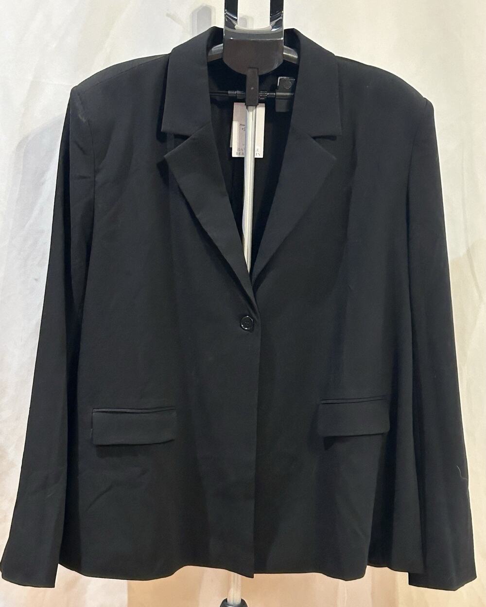 NWT Danielle Bernstein Black Summer Blazer Women's size XL